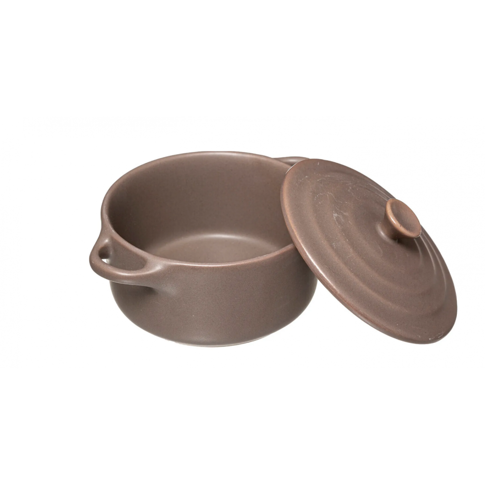 Tava copt cu manere, 5five Simply Smart, Ceramica, 10cm, Bej