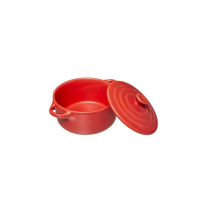 Tava copt cu manere, 5five Simply Smart, Ceramica, 10cm, Rosu