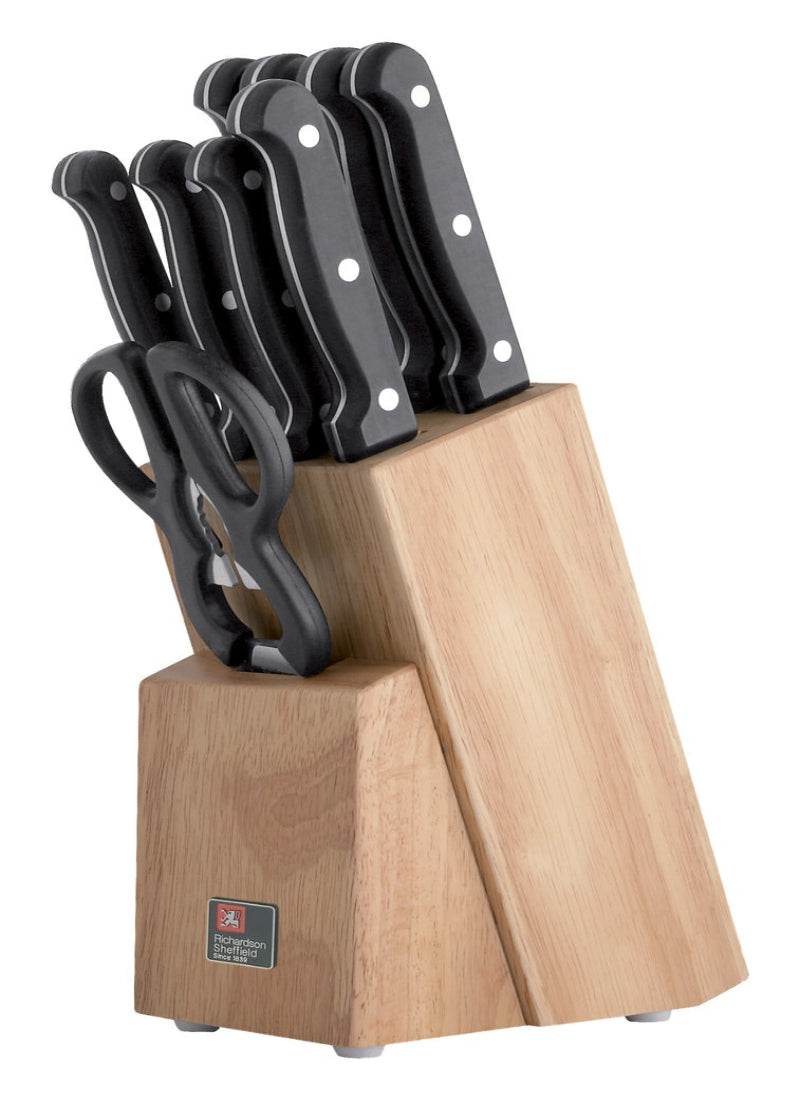 Set cutite Richardson Sheffield Artisan, 9 piese, inox, suport lemn-1