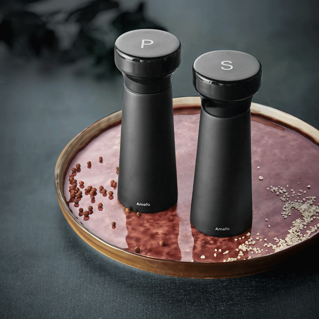 Set rasnite Amefa Modern Black, 15 cm-3