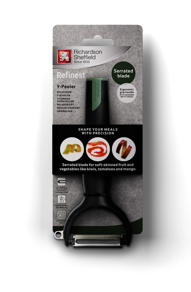 Curatitor legume Rafinest Y, negru, plastic, inox, 17 x 7.5 x 2.1 cm-2