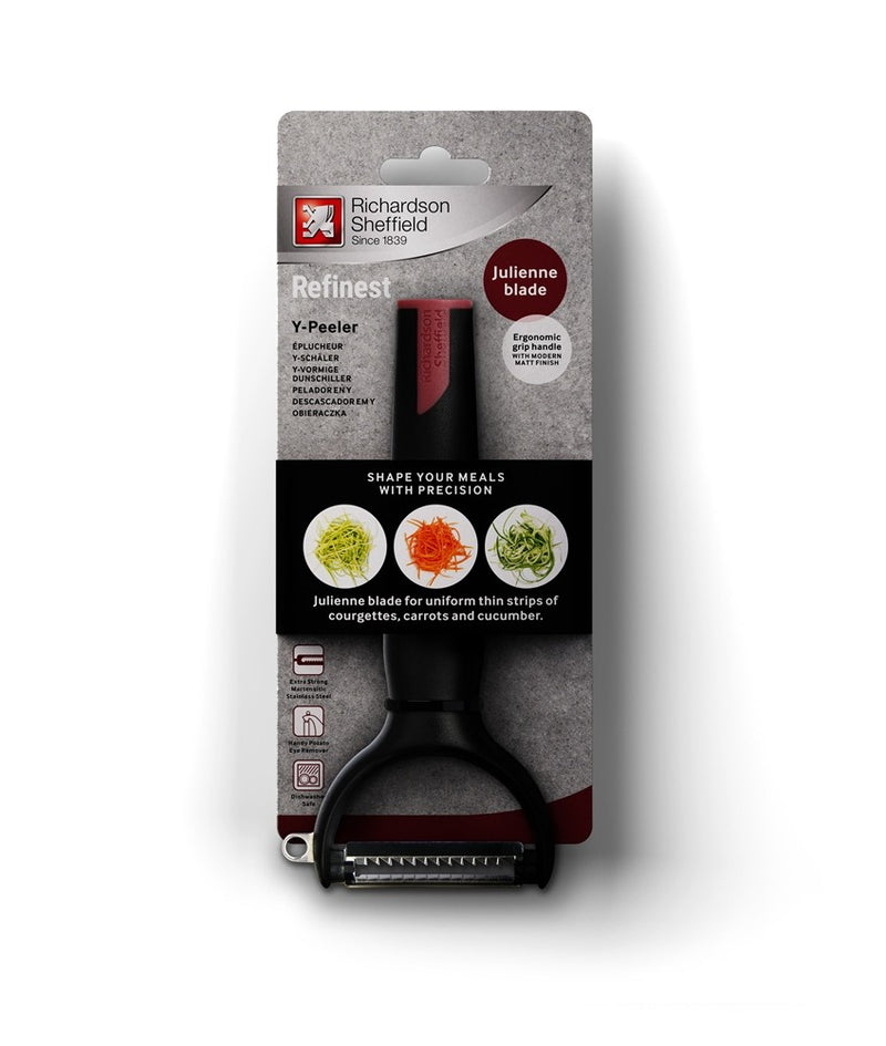 Curatitor legume Rafinest Julien, negru, plastic, inox, 17 x 7.5 x 2.1 cm-2