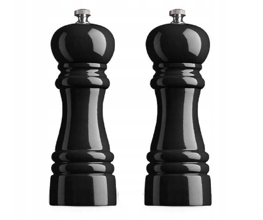 Set 2 rasnite Amefa Black, sare si piper, 15 cm-3