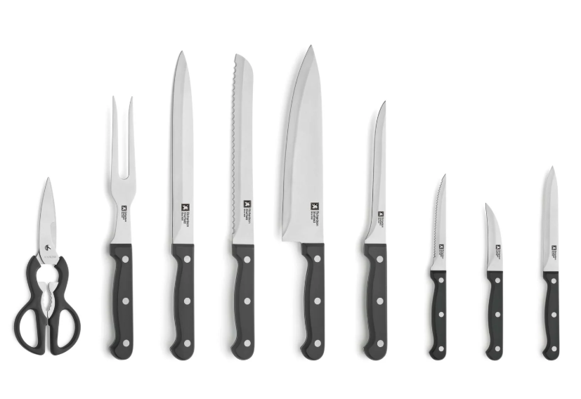 Set cutite Richardson Sheffield Artisan, 9 piese, inox, suport lemn-2