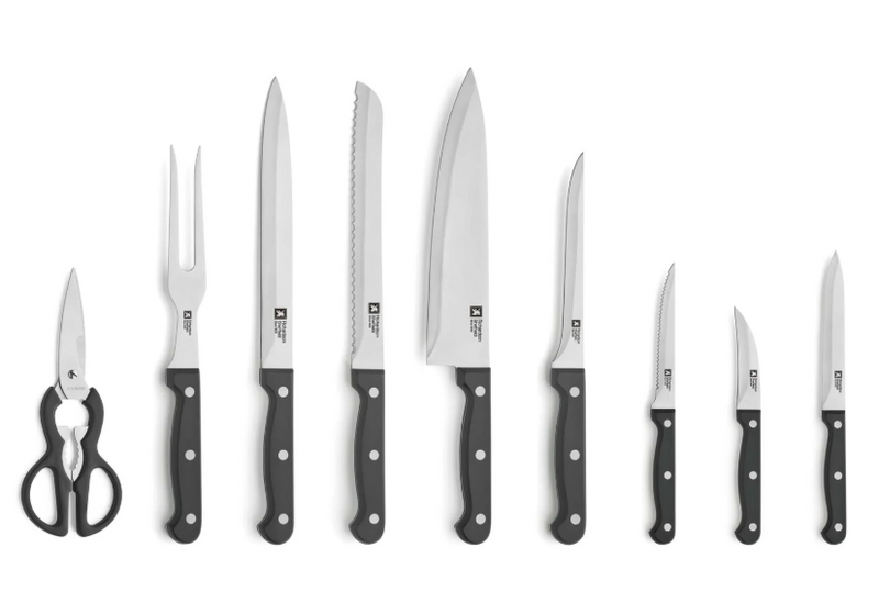 Set cutite Richardson Sheffield Artisan, 9 piese, inox, suport lemn-2