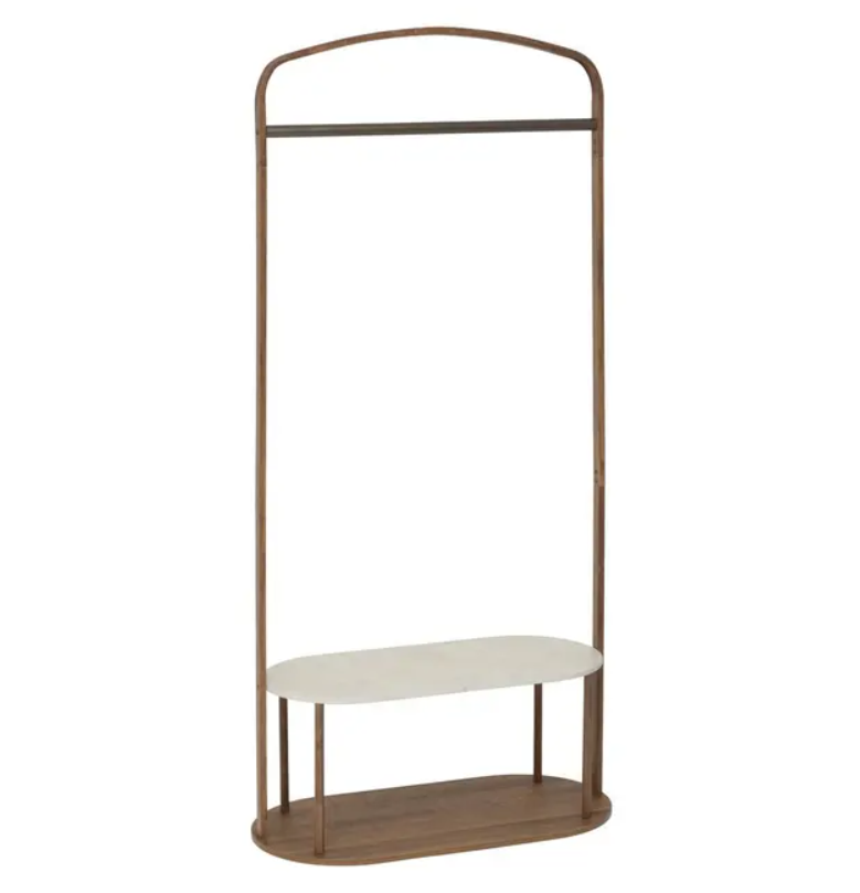Suport haine Cote, metal, 80 x 40 x H165 cm-1