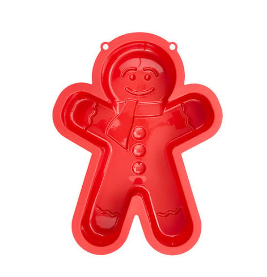 Forma patiserie Ch Turta dulce, silicon, rosu, 29.3 x 19.7 cm-1