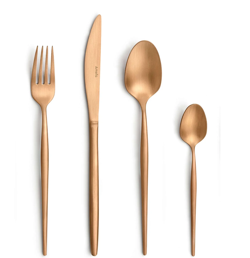 Set tacamuri Amefa Soprano Cooper, inox 18/0, 4 mm, 16 piese-1