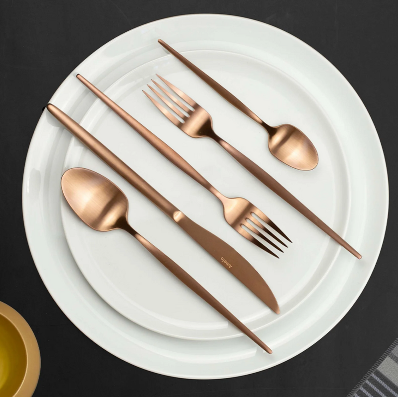 Set tacamuri Amefa Soprano Cooper, inox 18/0, 4 mm, 16 piese-3