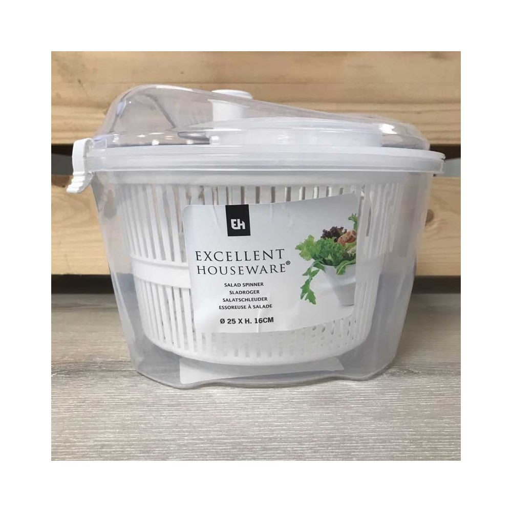 Aparat uscare salata Excellent Alb, 25x16 cm