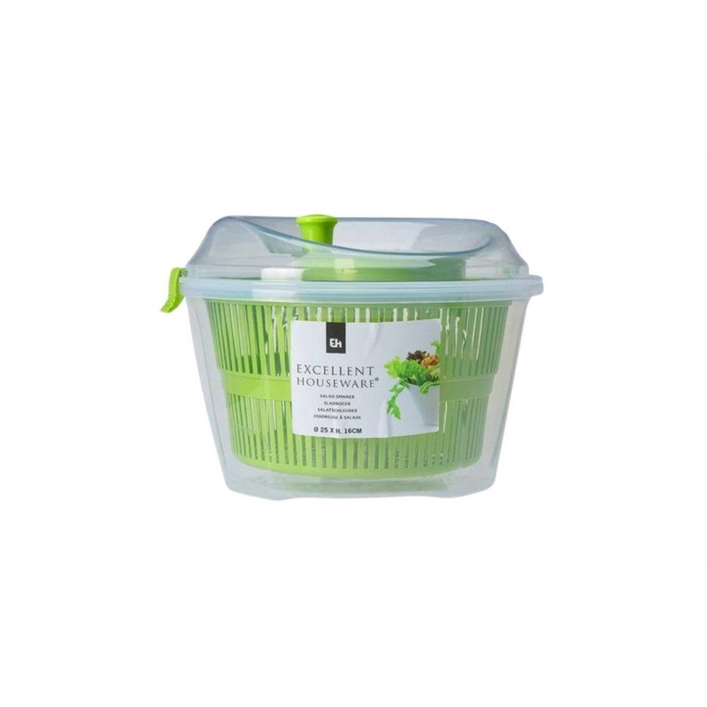 Aparat uscare salata Excellent Verde, 25x16 cm