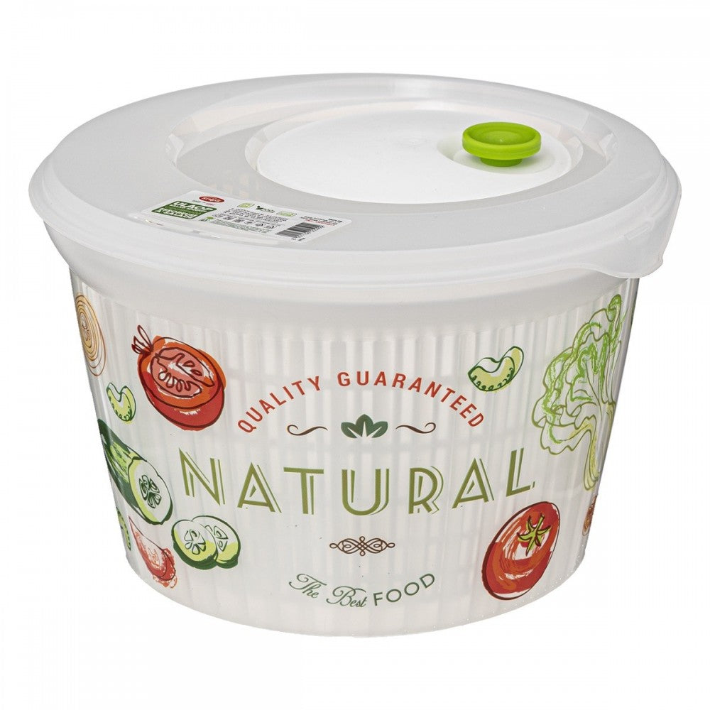 Uscator salata Natures, plastic, 25 x H 15,5 cm