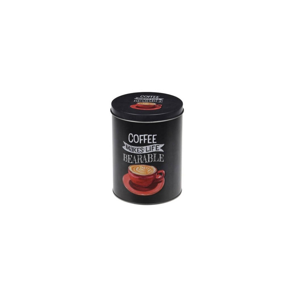Recipent Cafea Retro Bearable, metal, 10 x 14 cm