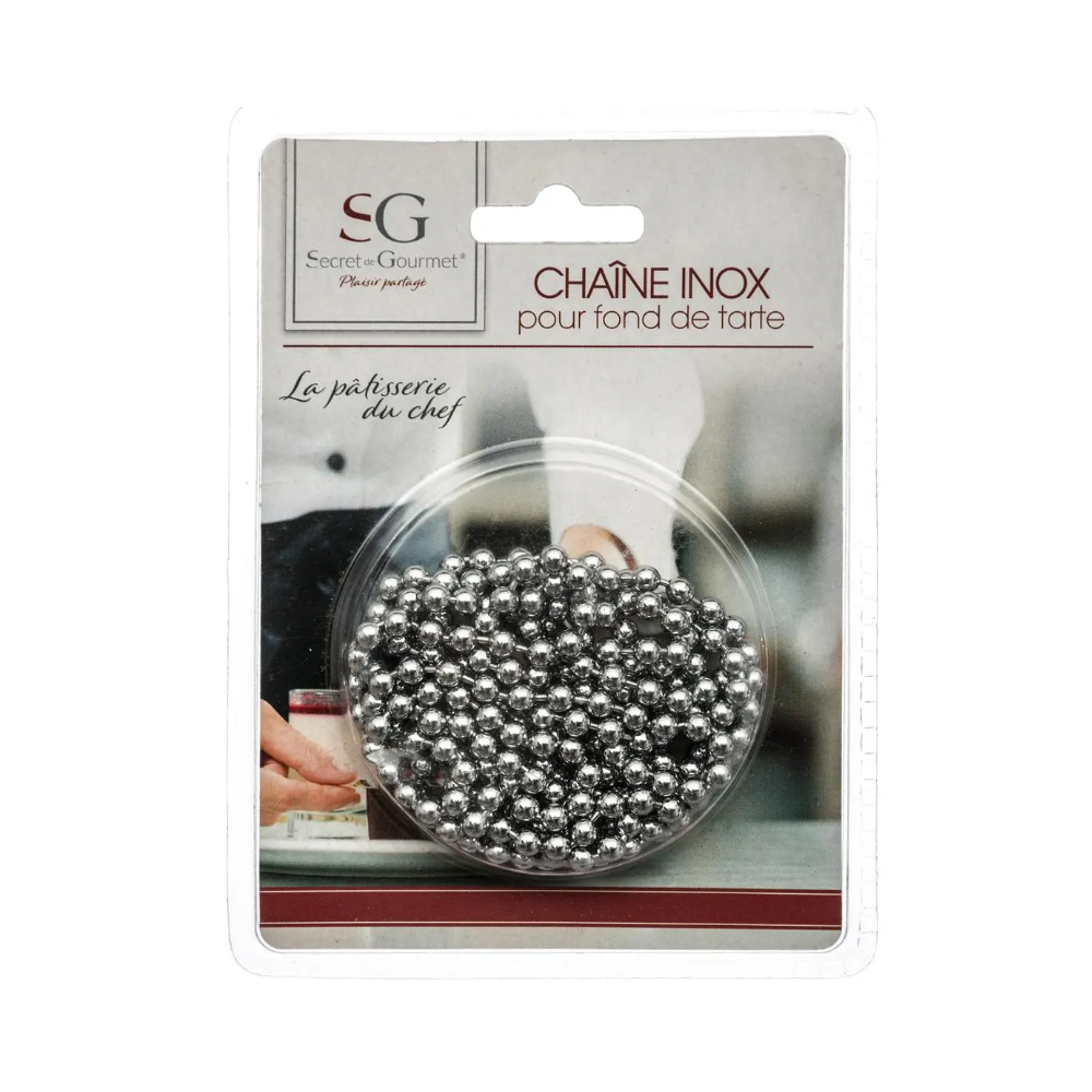 Lant patiserie SG, metalic- inox, 0.5 x 180 cm