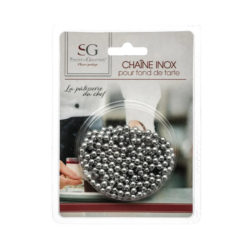 Lant patiserie SG, metalic- inox, 0.5 x 180 cm