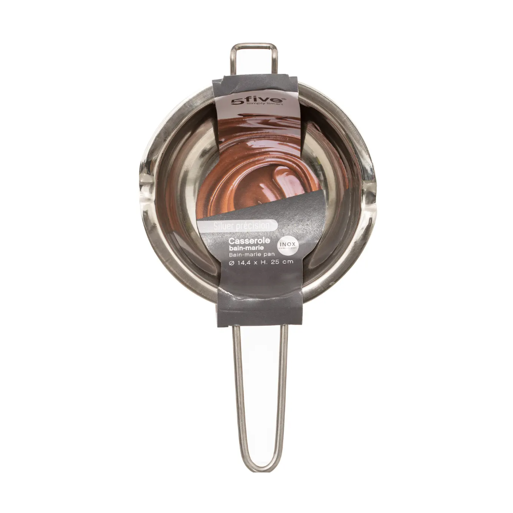 Vas bain marin, inox, cu maner, 25.5 x 14.3 x H 6.3 cm