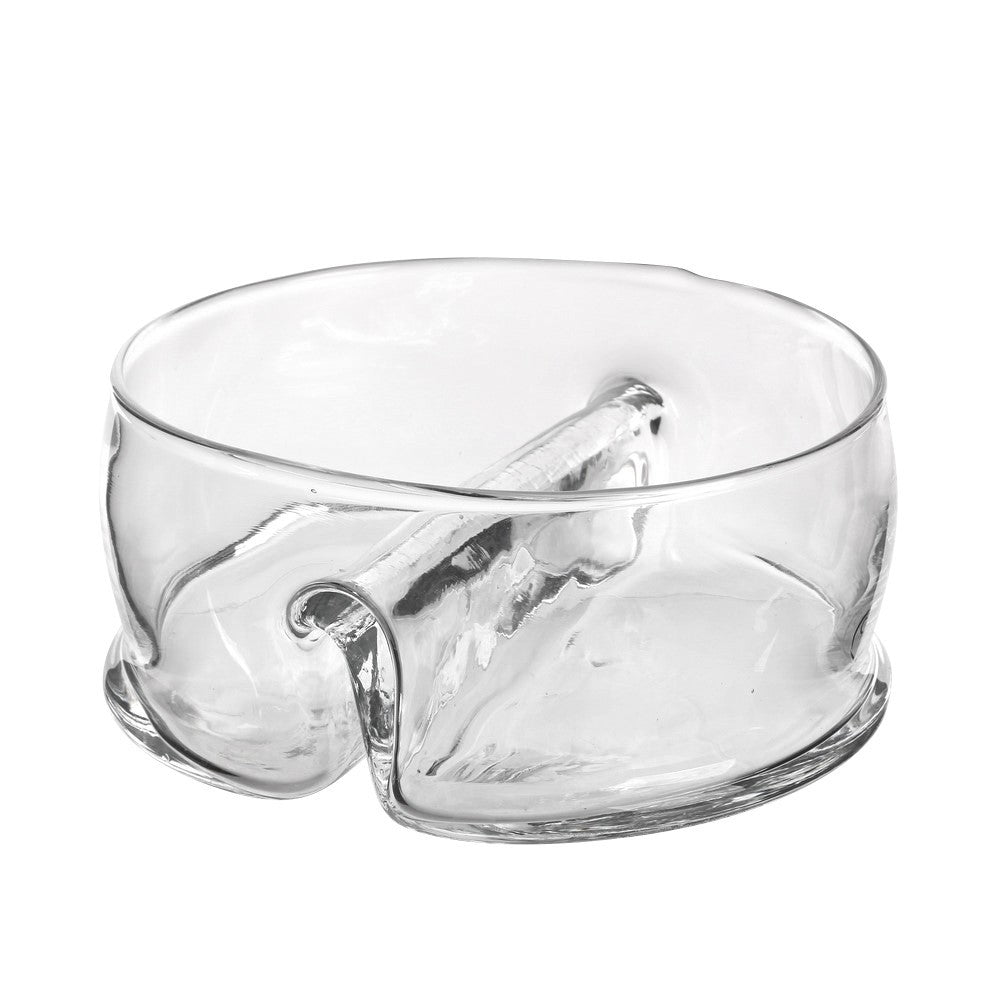Bol servire Edna, sticla, compartimentat, 17 cm