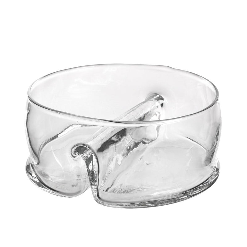 Bol servire Edna, sticla, compartimentat, 17 cm