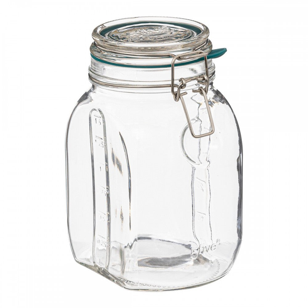 Borcan ermetic Jrew, sticla, 1.5 litri
