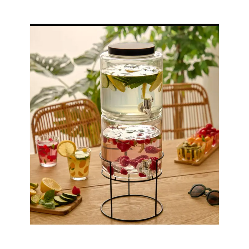 Set 2 borcane Limonada Norwik, sticla, 3.8 l x 2