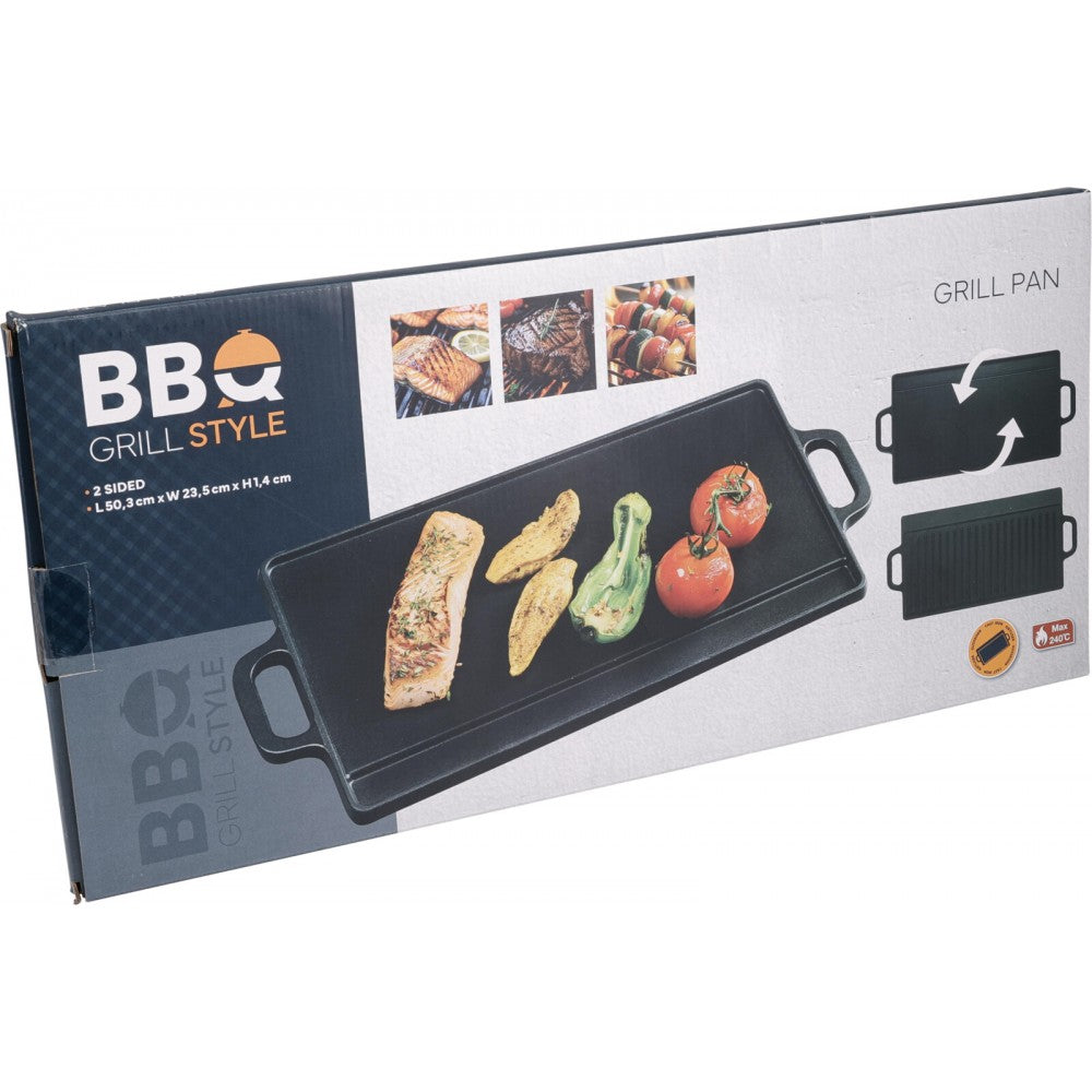 Placa Grill Eh Lodge, fonta, dreptunghiulara, 50 x 23 cm