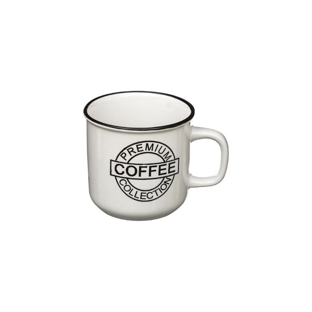 Cana Coffe White, ceramica, 420 ml, 9.5x9.5 cm