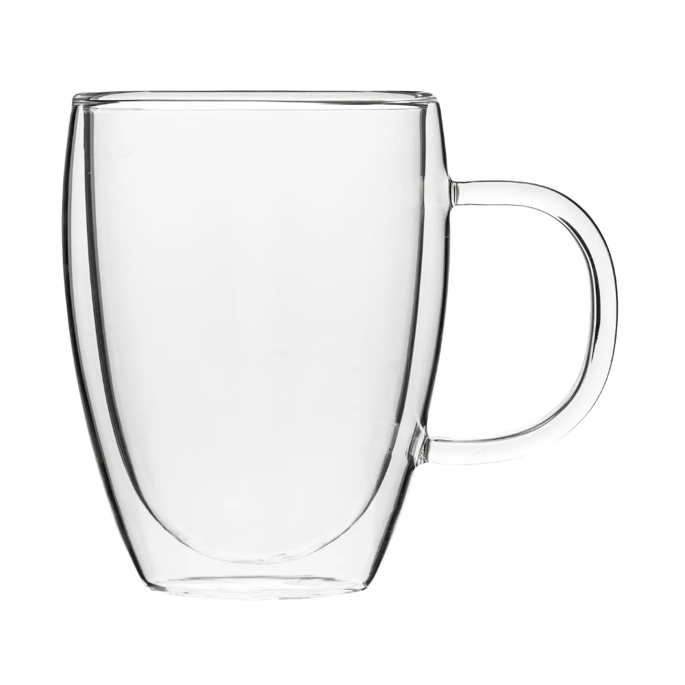 Cana infusor inox Clea, sticla borosilicta, capac, 300 ml