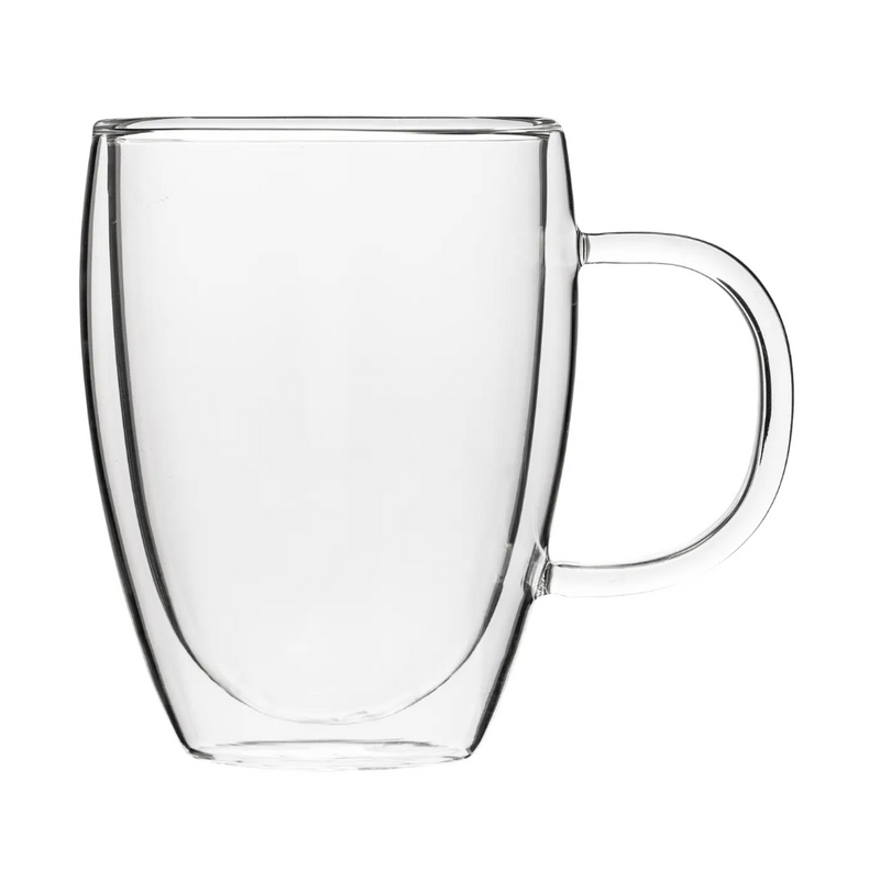 Cana infusor inox Clea, sticla borosilicta, capac, 300 ml