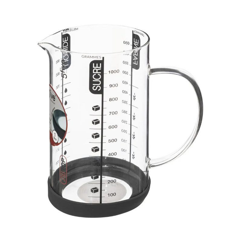 Cana gradata Silitop, sticla, 1 litru