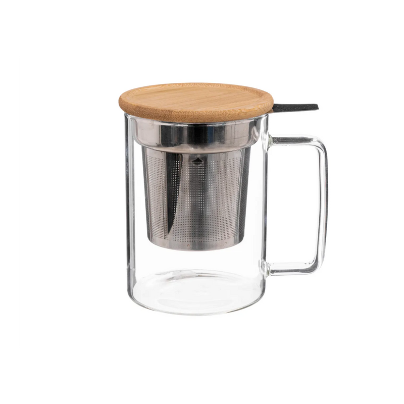 Cana infusor Mia, sticla, 450 ml