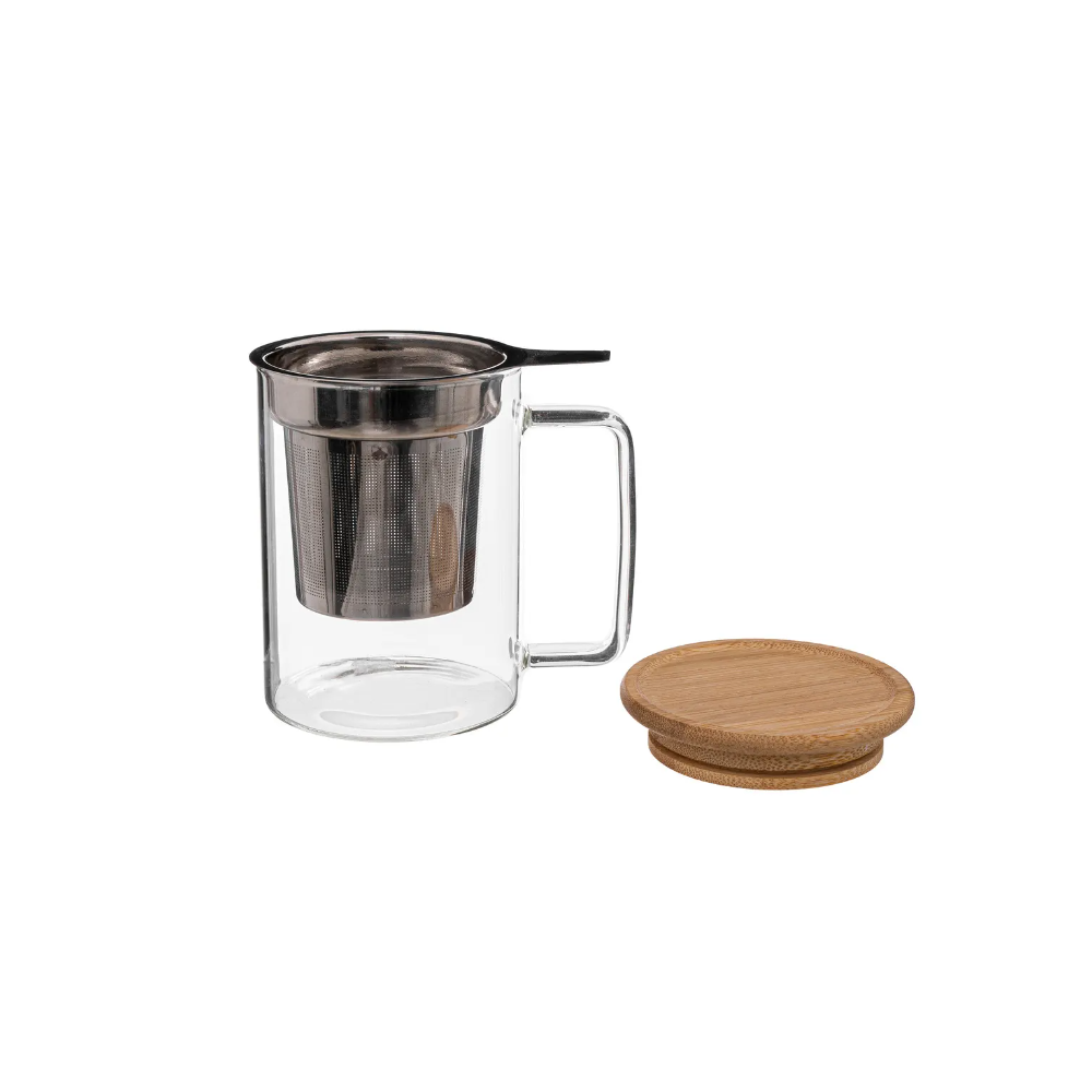 Cana infusor Mia, sticla, 450 ml
