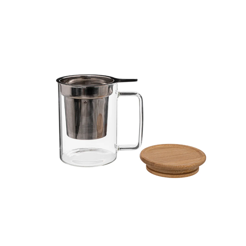 Cana infusor Mia, sticla, 450 ml