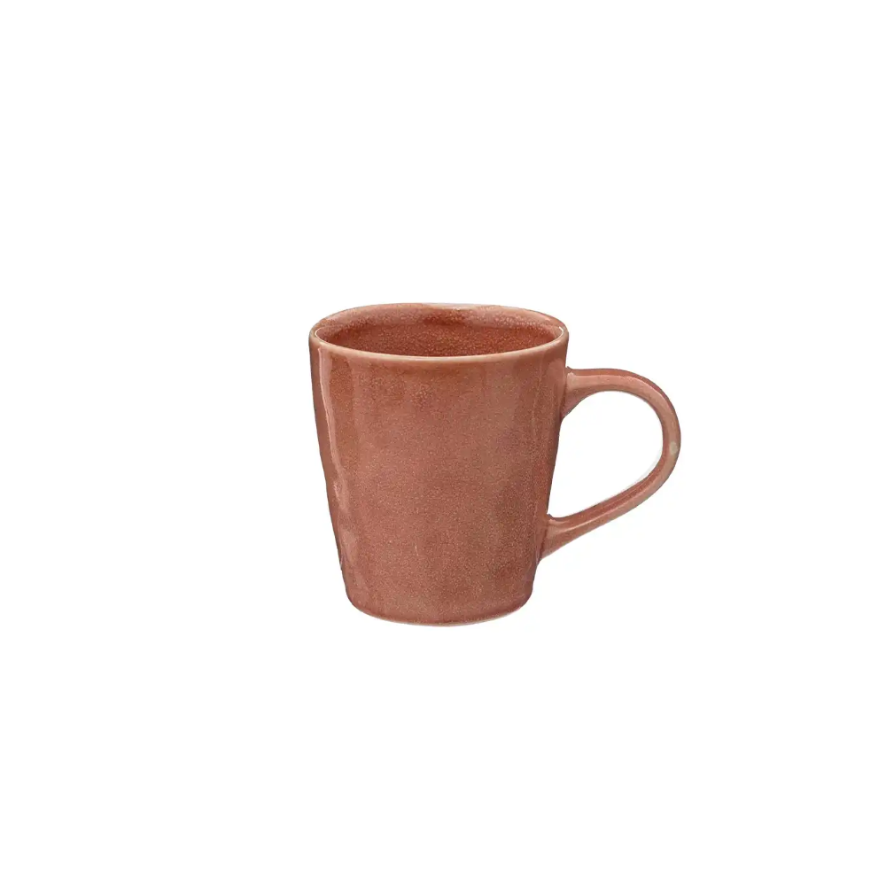 Cana Zoe Coral, ceramica, maro, 350 ml