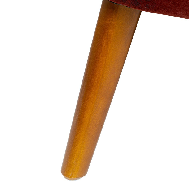 Canapea Naova Red, poliester, 2 locuri, 126 x D. 71 x H. 72 cm, 16 kg