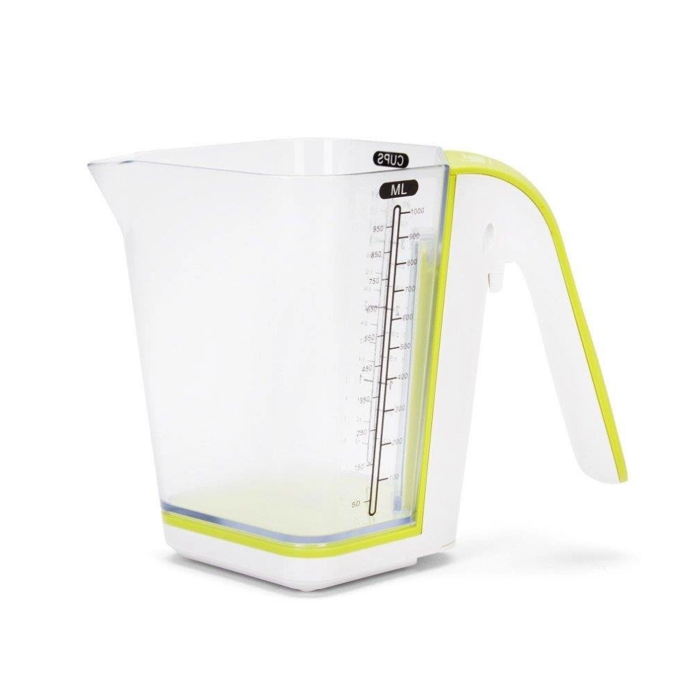 Cantar Bucatarie Botti Lime, plastic, verde, 15 x 15.5 cm, 2 kg