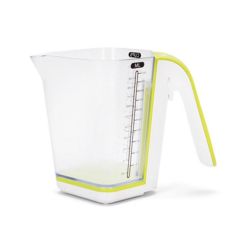 Cantar Bucatarie Botti Lime, plastic, verde, 15 x 15.5 cm, 2 kg