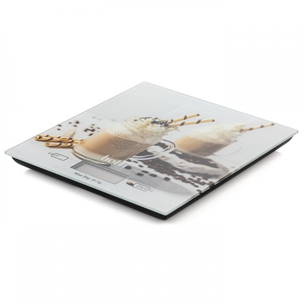 Cantar Bucatarie Botti Frappe, sticla, 20 x 18 cm, 5 kg