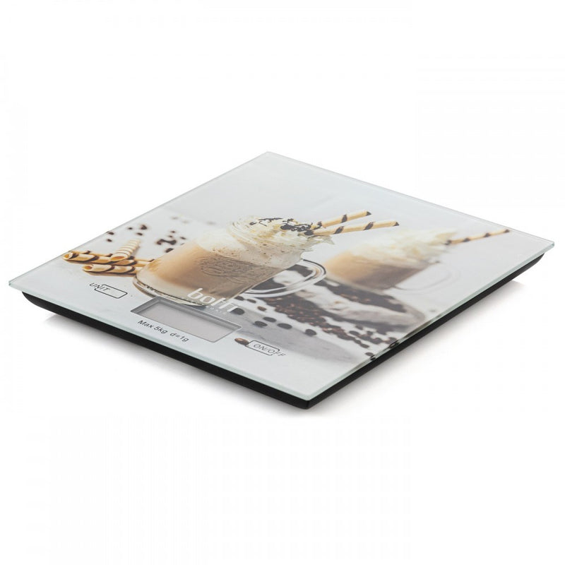 Cantar Bucatarie Botti Frappe, sticla, 20 x 18 cm, 5 kg