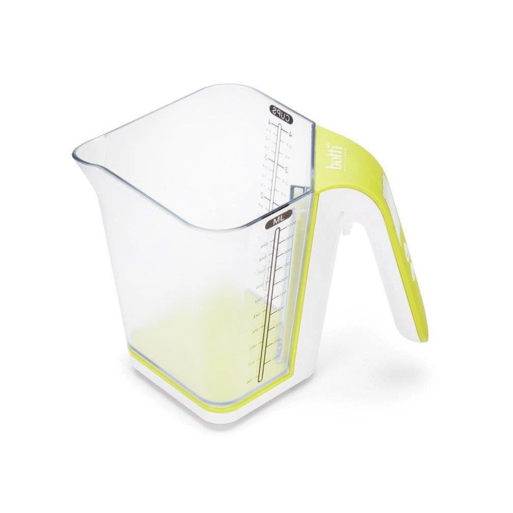 Cantar Bucatarie Botti Lime, plastic, verde, 15 x 15.5 cm, 2 kg
