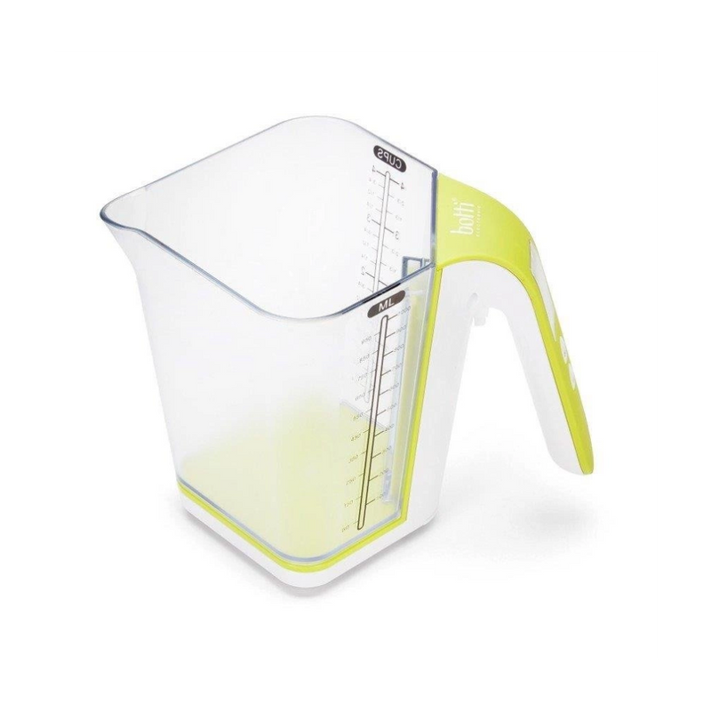 Cantar Bucatarie Botti Lime, plastic, verde, 15 x 15.5 cm, 2 kg