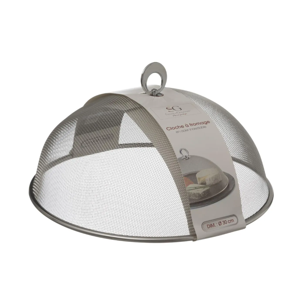Capac pentru acoperirea alimentelor metalic, diametru 30 cm