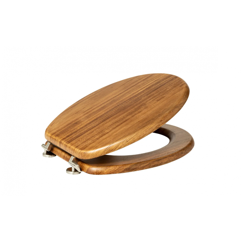 Capac toaleta Accacia, universal, lemn, 46.5 x 37 x H 6.4 cm