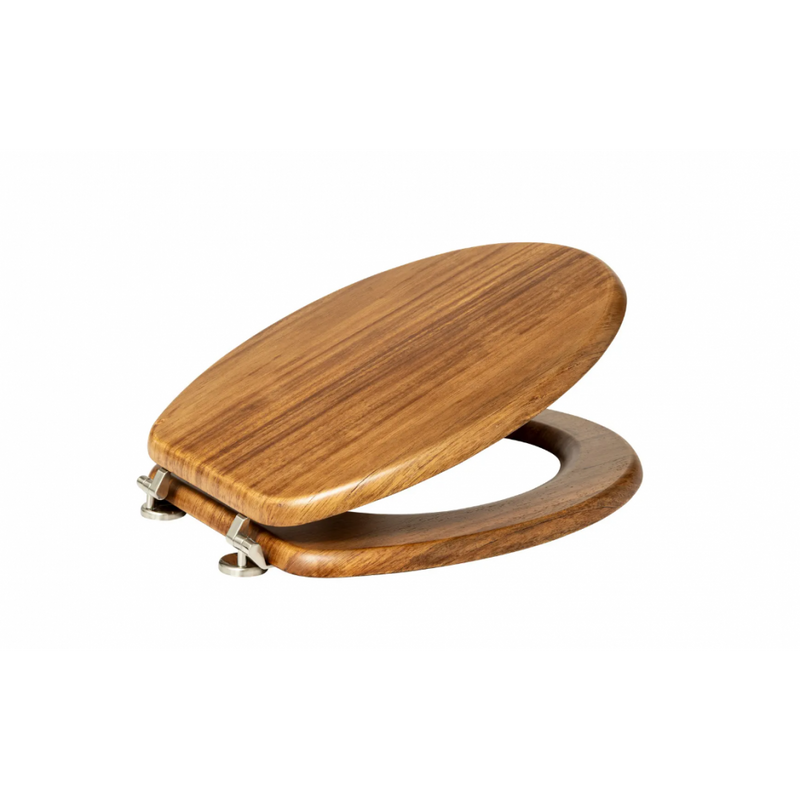 Capac toaleta Accacia, universal, lemn, 46.5 x 37 x H 6.4 cm