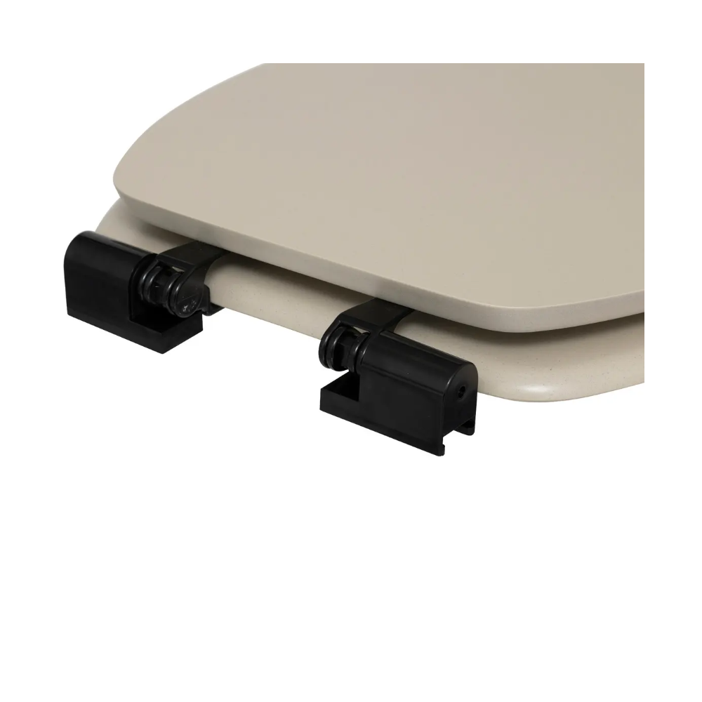 Capac toaleta Onyx Biege, universal, MDF, 37.5 x 50 x H5.2 cm