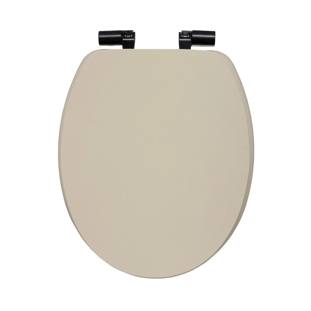 Capac toaleta Onyx Biege, universal, MDF, 37.5 x 50 x H5.2 cm