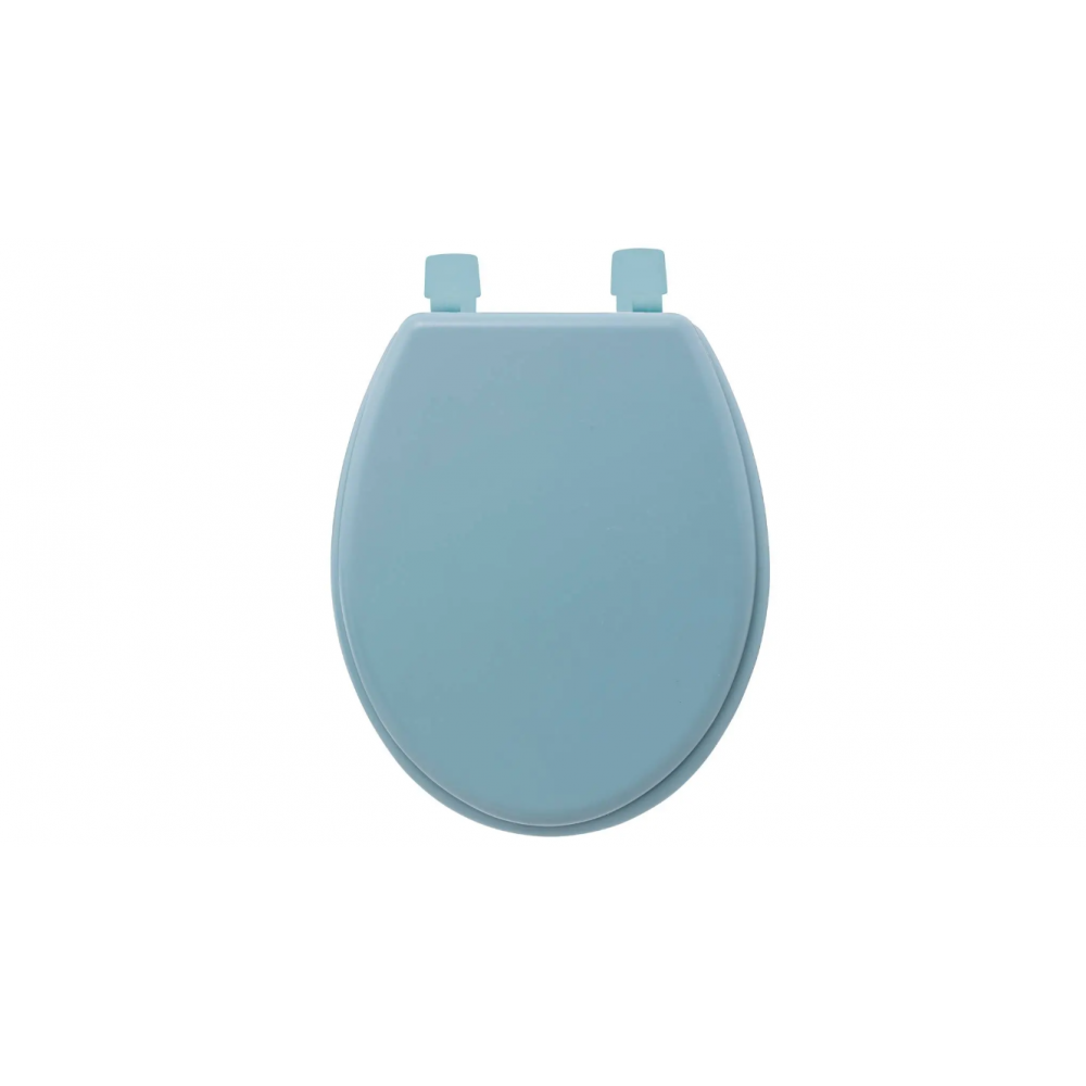 Capac toaleta BAT, duroplast, albastru, universal, 36 x 48 x H 5 cm