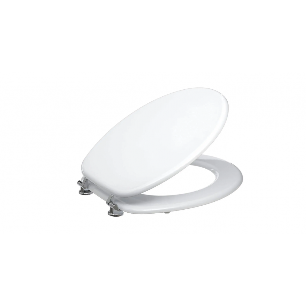 Capac toaleta Universal, MDF, alb, 37 x 43 x 4 cm