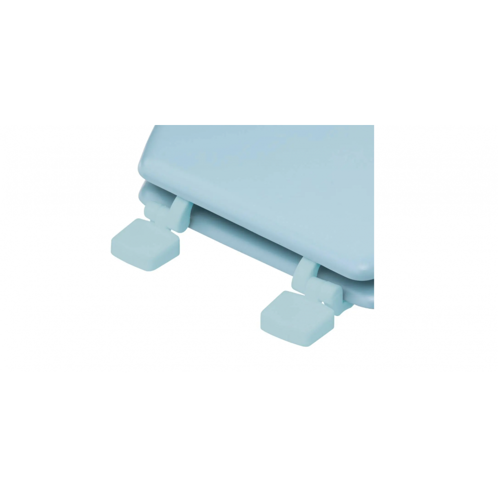 Capac toaleta BAT, duroplast, albastru, universal, 36 x 48 x H 5 cm