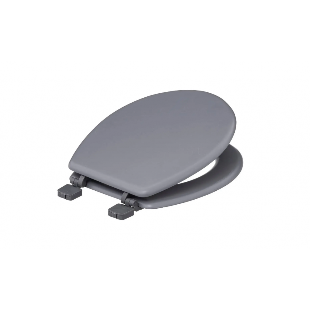 Capac toaleta BAT, duroplast, gri, universal, 36 x 48 x H 5 cm