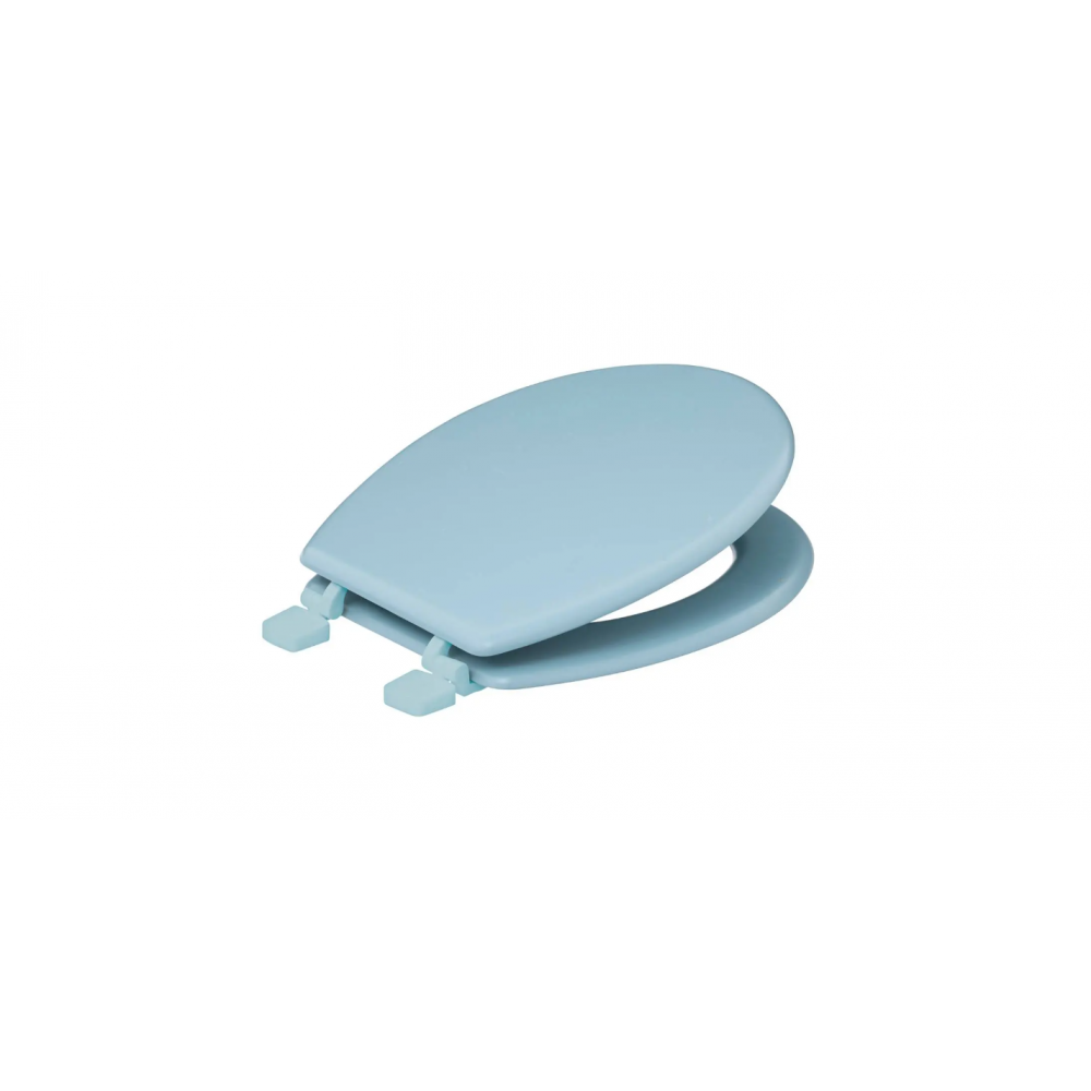 Capac toaleta BAT, duroplast, albastru, universal, 36 x 48 x H 5 cm